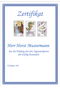 Zigeuner Zertifikat